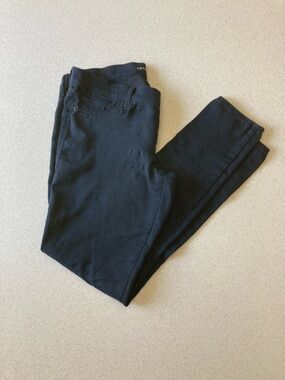 Express Jeans Black Slim Leggings Extreme Stretch Low-Rise Women Size 12 L
